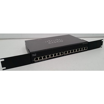 Cisco SG100-16 V02 16-Port Gigabit Switch