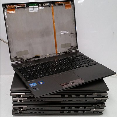 Toshiba Portege Z830 13.3 Inch Widescreen Core i7 Laptops - Lot of 8