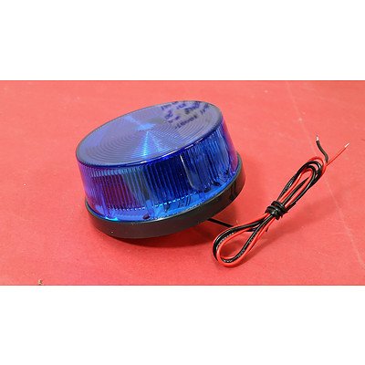 Strobe Flasher Blue Security Strobe Lights - Lot of 5 - Brand New - RRP=$125.00