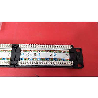 Cat 5E 24 Port Patch Panel - Universal Termination - Brand New - RRP=$75.00