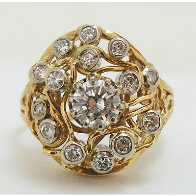 Vintage Diamond Ring - 1.20cts total weight (est)