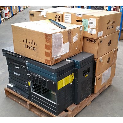 Bulk Lot of Cisco Components Routers and Chassis