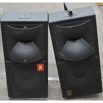 JBL PA Speakers - Lot of Two