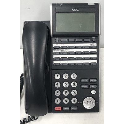 Lot of 10 NEC Office Phones - Brand: NEC - Series: DT700 - Assorted Models