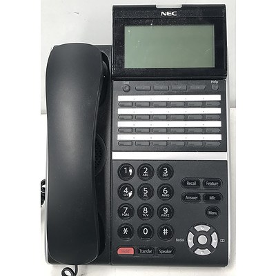 Lot of 10 NEC Office Phones - Brand: NEC - Series: DT700 - Assorted Models