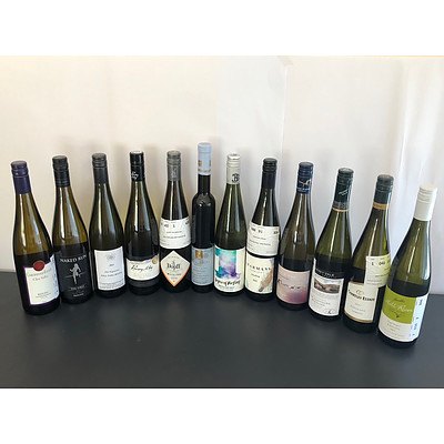 Mixed Riesling challenge wines.