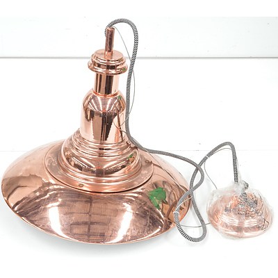 Copper Light Fitting