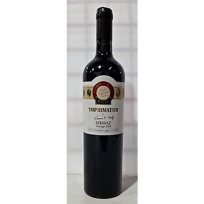 Premium T.K. Hardy 'Imprimatur' Shiraz Vintage 2010 - Bottle Number 242 of 3247.  RRP $98.00!