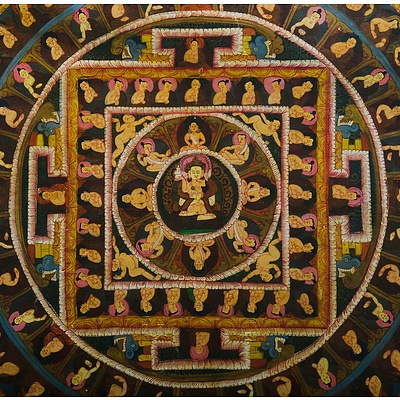Tibetan Tson-Tang Thangka
