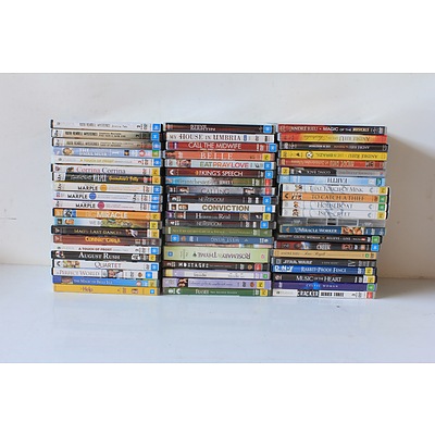 Collection of DVDs and CD's