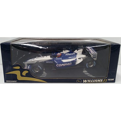 MiniChamps 1:18 Scale Model 2002 Williams F1 Team Juan Pablo Montoya