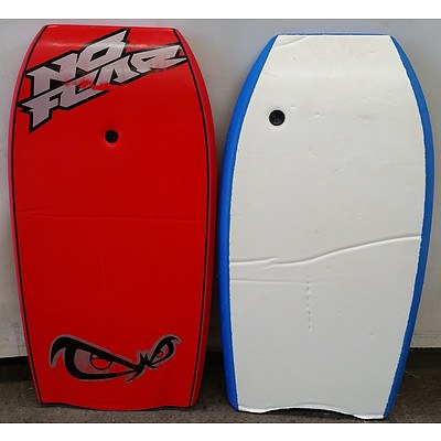 No Fear and Wave Toobs Boogie Boards with Carry Bag