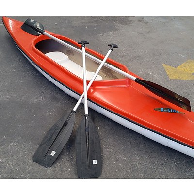 B-Line 2 Person 12ft Canoe with Accessories