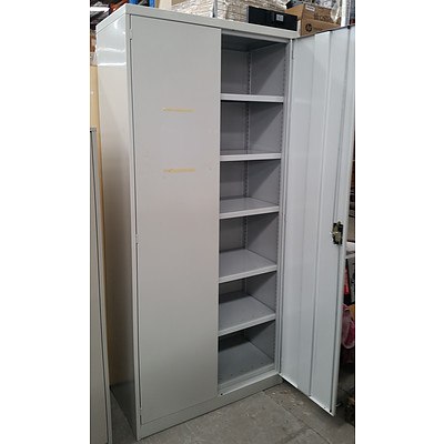 Namco Grey Steel Storage Cabinet