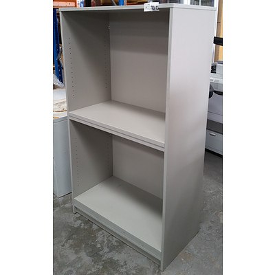 Grey Melamine Bookcase