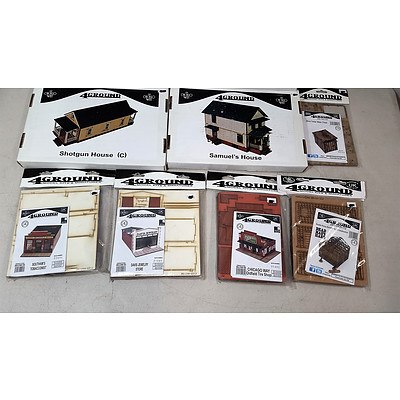 Lot of 9 4Ground Model Building Kits - RRP= $500.00