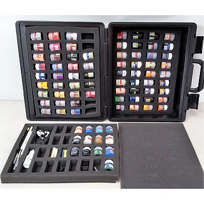 Case Full of Paints for Miniature Models - RRP= $250.00