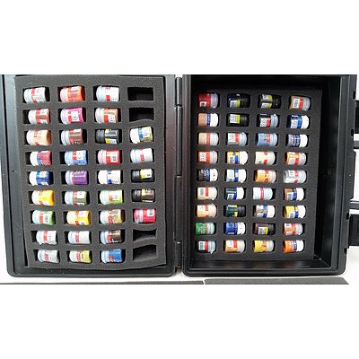 Case Full of Paints for Miniature Models - RRP= $250.00