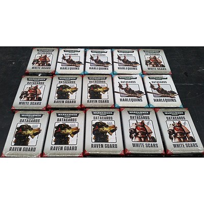 WarHammer 40,000 - Datacard Packs - Lot of 15 - RRP= $250.00