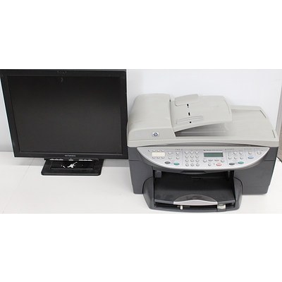 HP Officejet 6110 All-in-One Printer and Hyundai 19" LCD Monitor