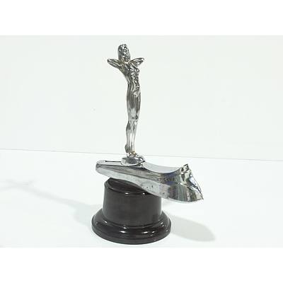 Chrome Women Hood Ornament