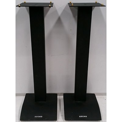 Gecko Heavy Duty Speaker Stands - Lot of Two