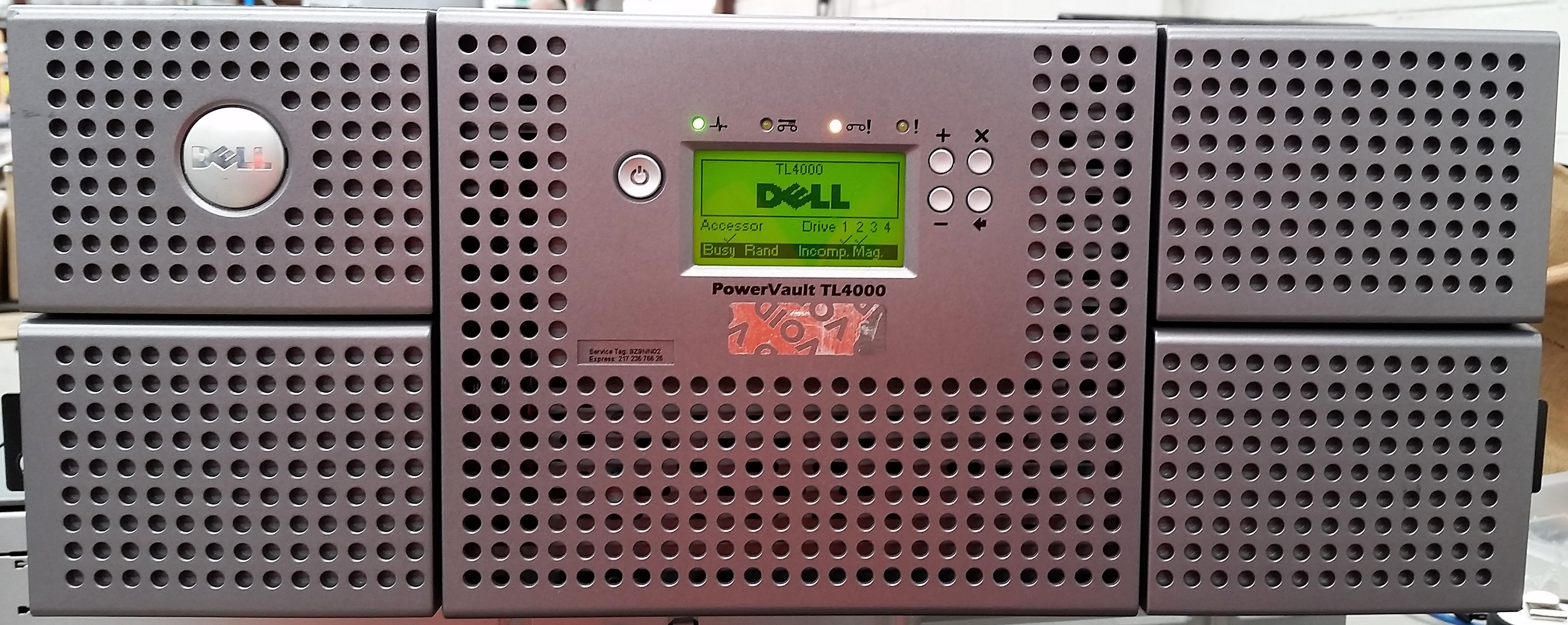 Dell PowerVault TL4000 Tape Library Lot 926196 ALLBIDS