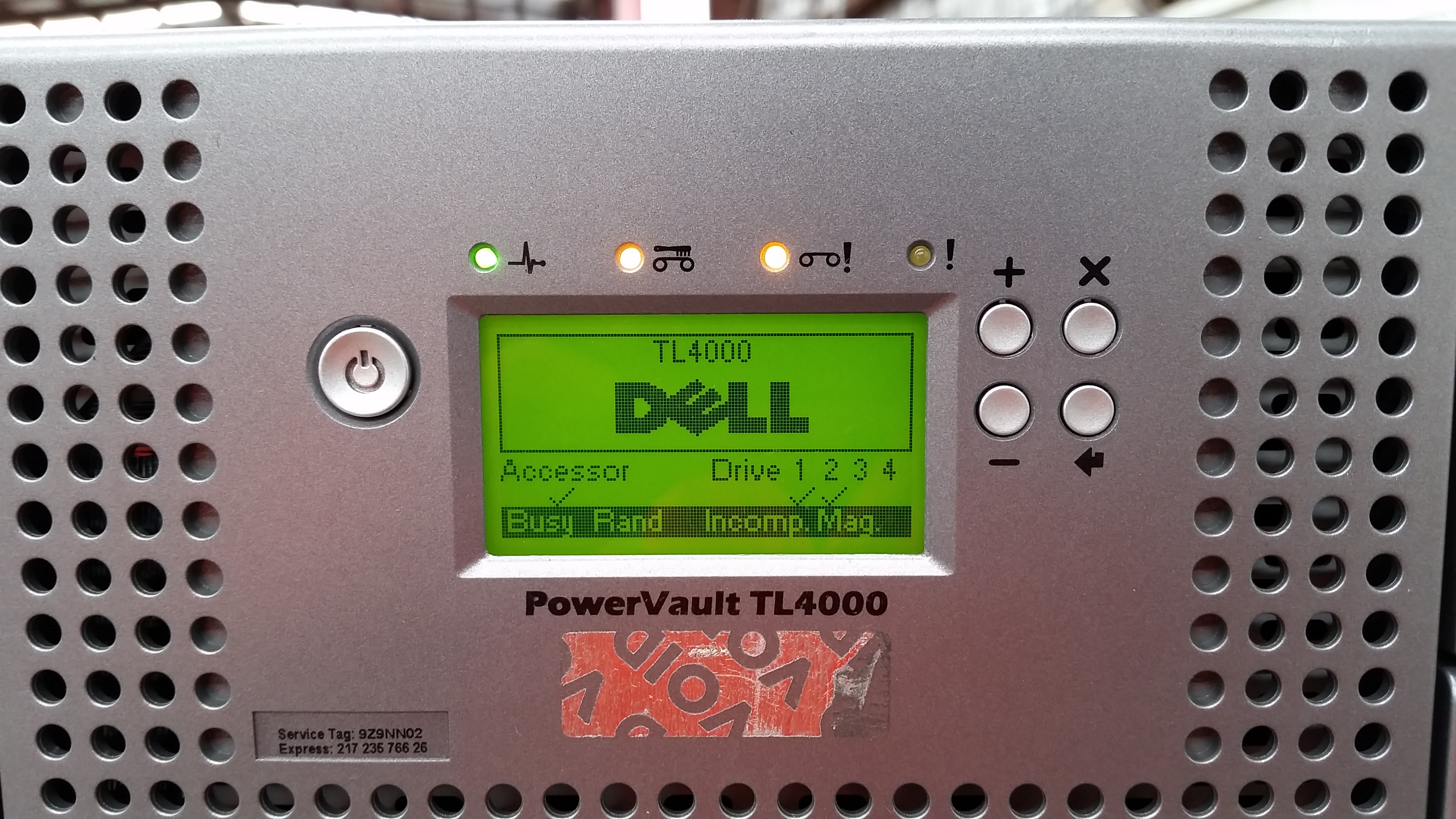 Dell PowerVault TL4000 Tape Library Lot 926196 ALLBIDS