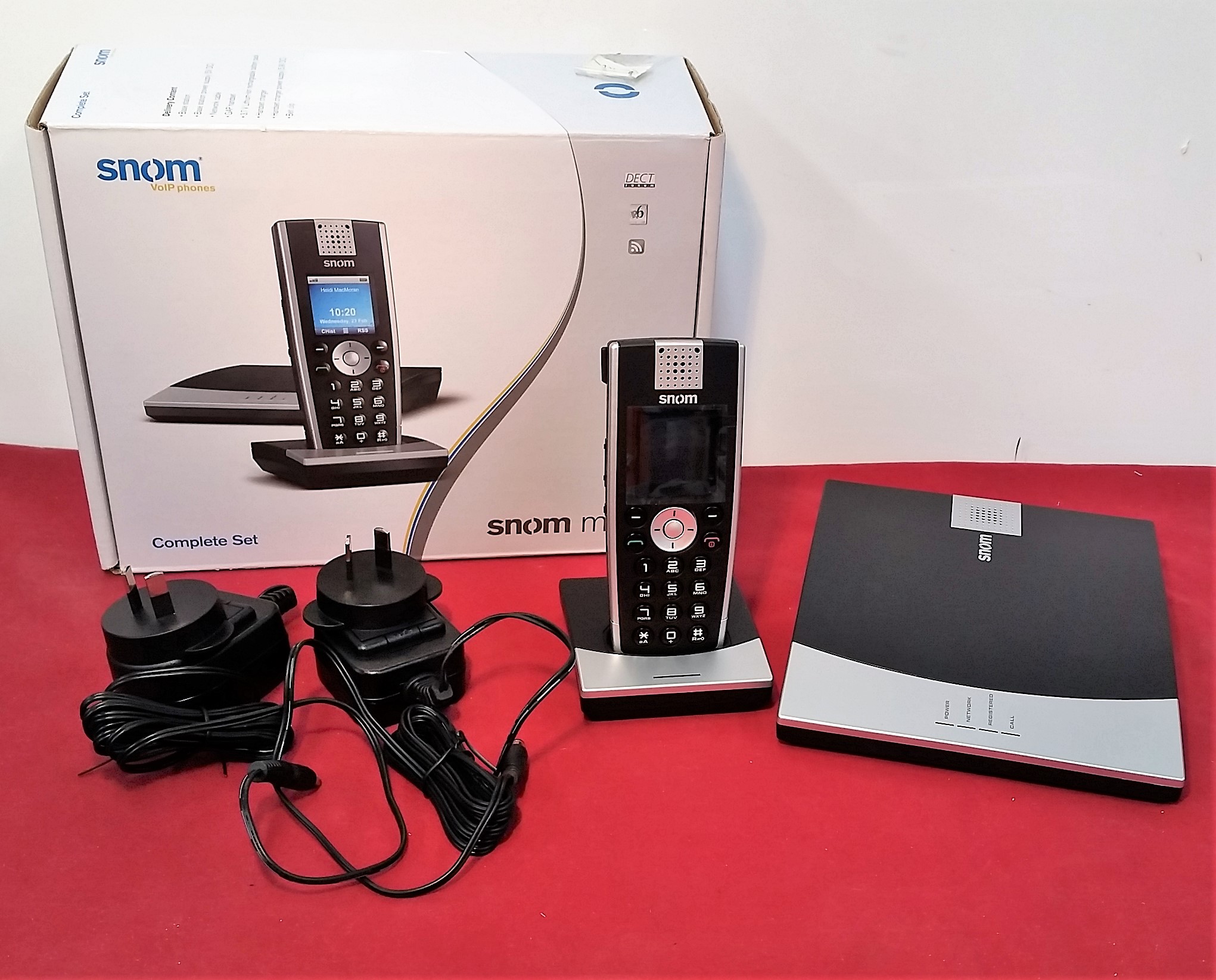 Snom M9R Cordless VoIP Phone Brand Lot 918418 ALLBIDS