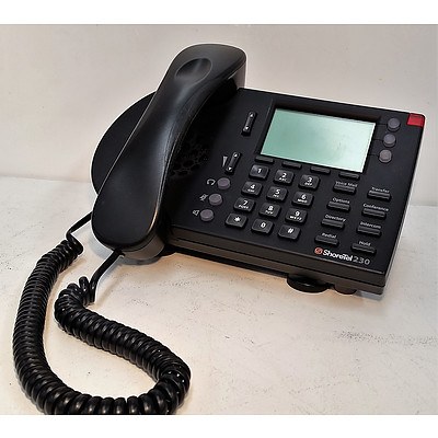 ShoreTel 230 IP Phone - Black - Lot of 60