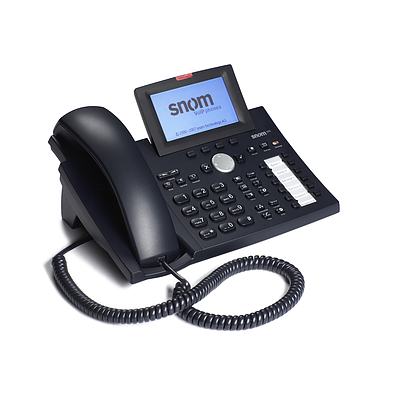 Snom 370 IP Telephone - Black - Lot of 25