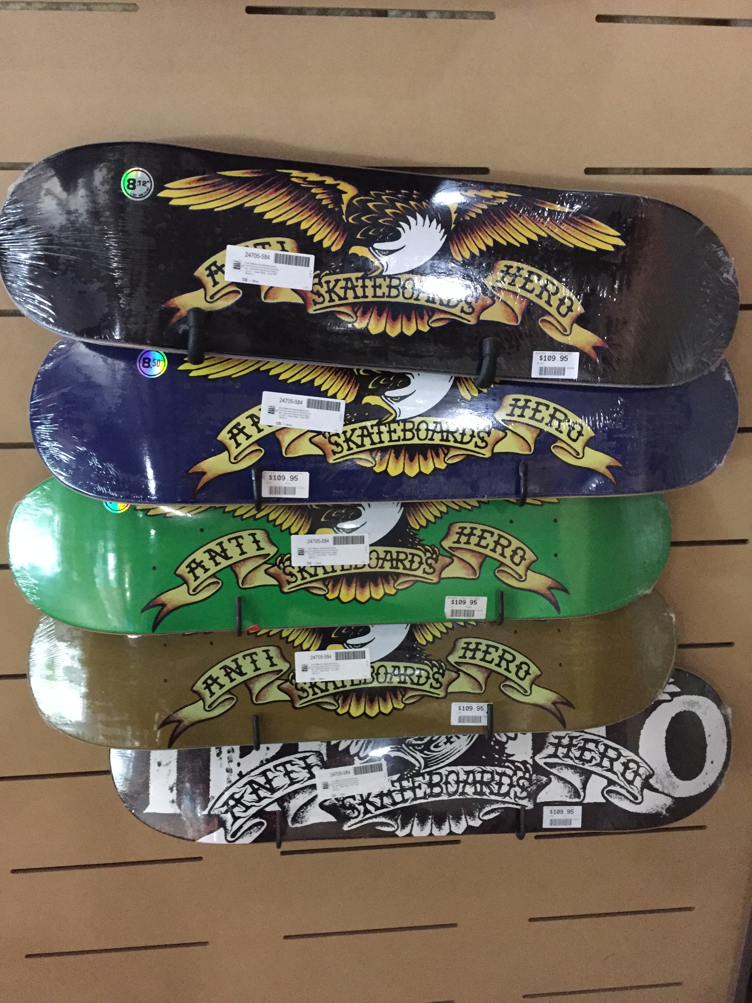 Five Different Skateboard Decks, Lot 903488 ALLBIDS