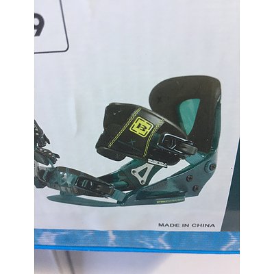 HYPERLITE Byerly System Wakeboard Bindings - Size 6-9- Brand New - RRP $300
