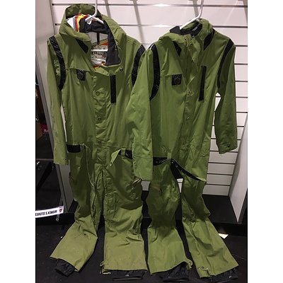 EX-HIRE Adult Ski Suits - Lot of 5 - Assorted Colours & Sizes