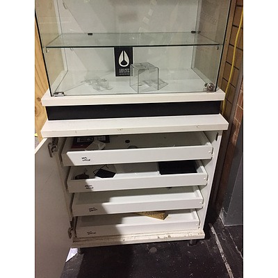 Nixon Shop Display Cabinet with Draws