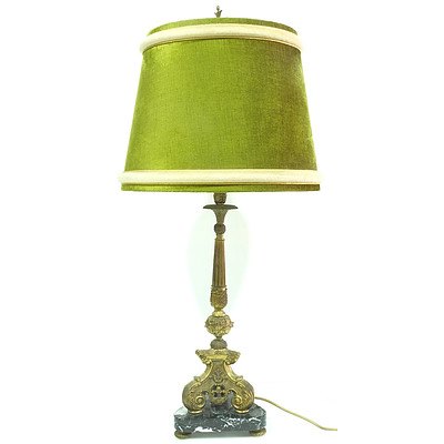 Brass Ormolu Lamp