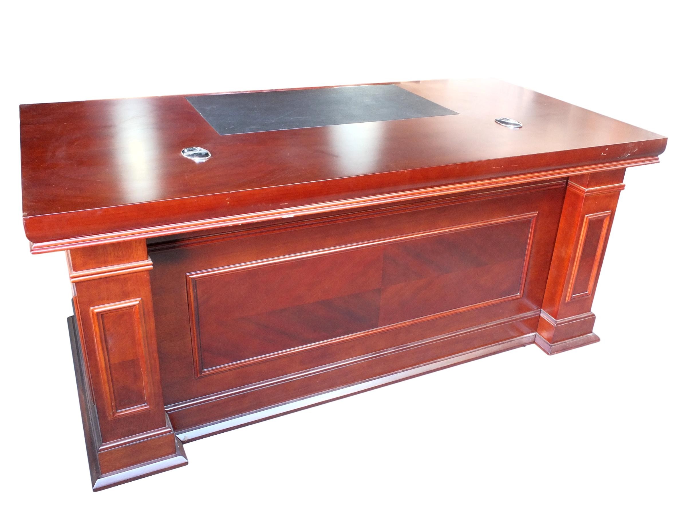 Mahogany Executive Desk Lot 925595 ALLBIDS