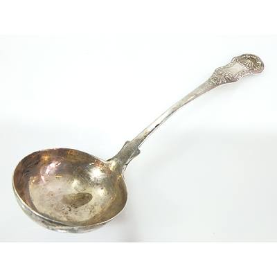 William Russell II Glasgow Sterling Silver Ladle 1834