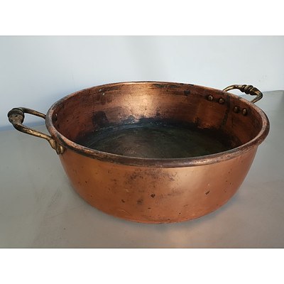 Vintage Copper Cooking Pot
