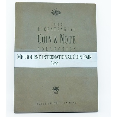 1988 Royal Australian Mint Bicentennial Coin & Note Collection