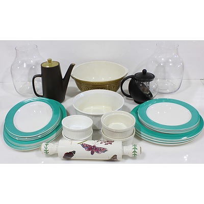 Collection of Kitchenware, Ceramics, Glass, and More