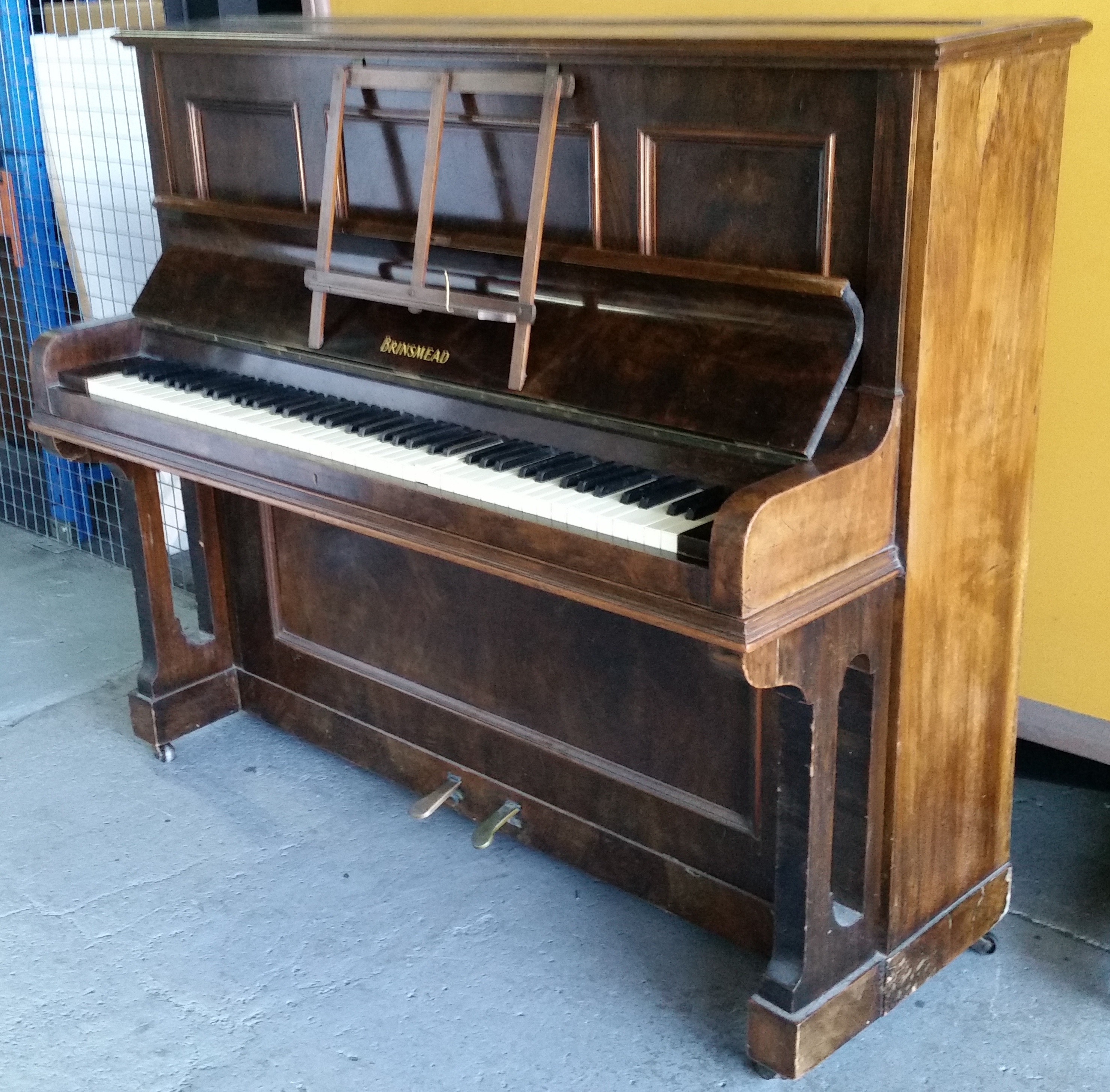 Brinsmead Walnut Burr Upright Piano - Lot 913153 | ALLBIDS