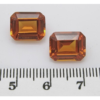 Lab-created Padparadscha Sapphires