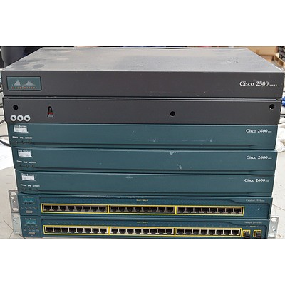 Cisco Modular Network Switches - Lot of Seven