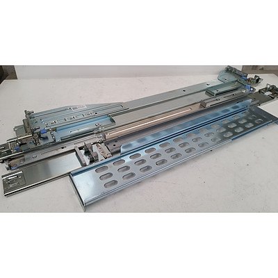 Large Quantity of Rack Rails