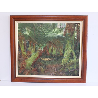 Ellsworth Overton (Working 1970-80s) Wren in Kallista Oil on Canvas