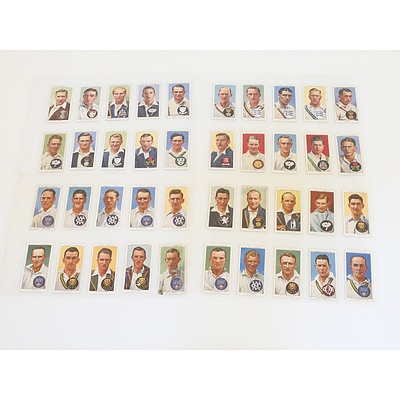Group of Cricket Themed Cigarette Cards