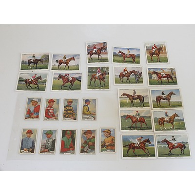 Collection of Horse Racing Cigarette Cards