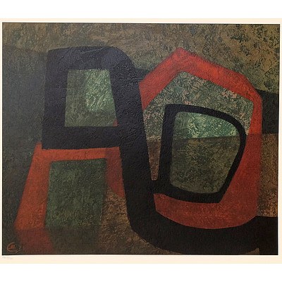 Erwin Petzold (German 1924-) Abstract Compositions, Limited Edition Silkscreens