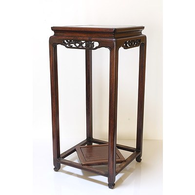 Vintage Chinese Rosewood Stand